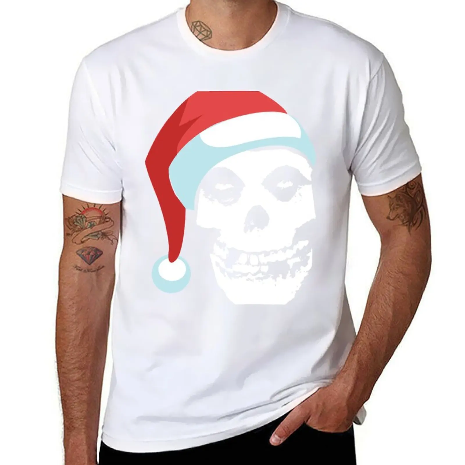 

Crimson Ghost - Misfits Christmas Classic T-Shirt cotton tshirt 100% graphic t shirts for man T-Shirt
