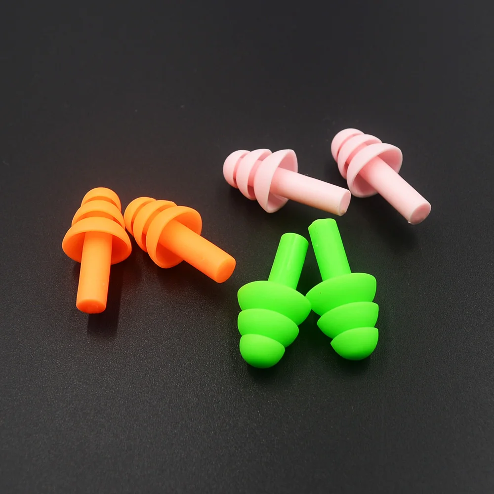 EarPlug Sound insulation Waterproof Silicone Ear Protection Earplugs Anti-noise Sleeping Plug For Travel Noise Reduction