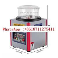 KT186 220V Electromagnetic magnetic polishing machine  metals Polisher Diamond Jewelry Polishing Tumbler grinding machine