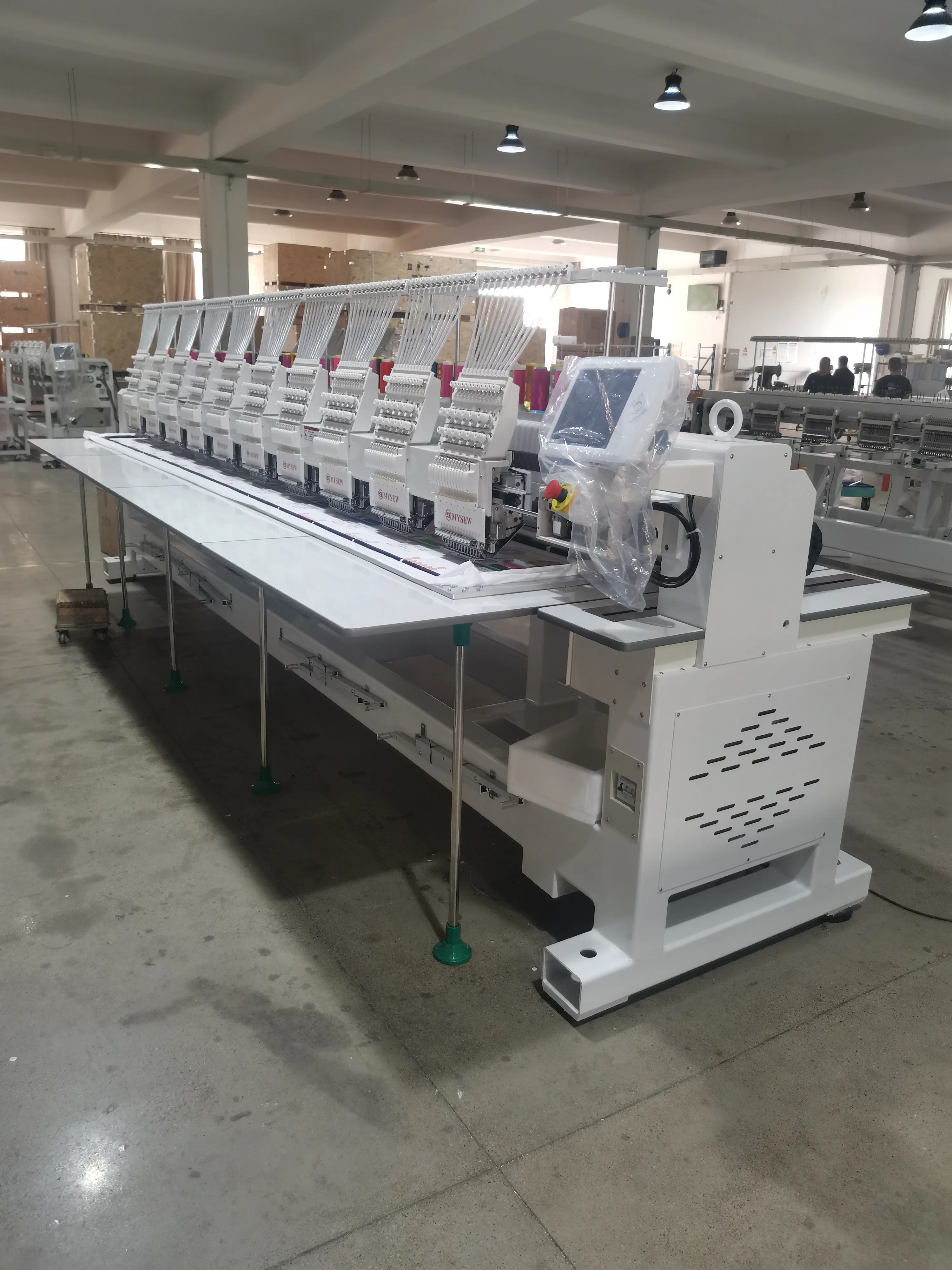 MFGS 1512 Long Service Life 15 Needles 12 Head Automatic Industrial Hat T-Shirt Embroidery Machine Computerized for Sale