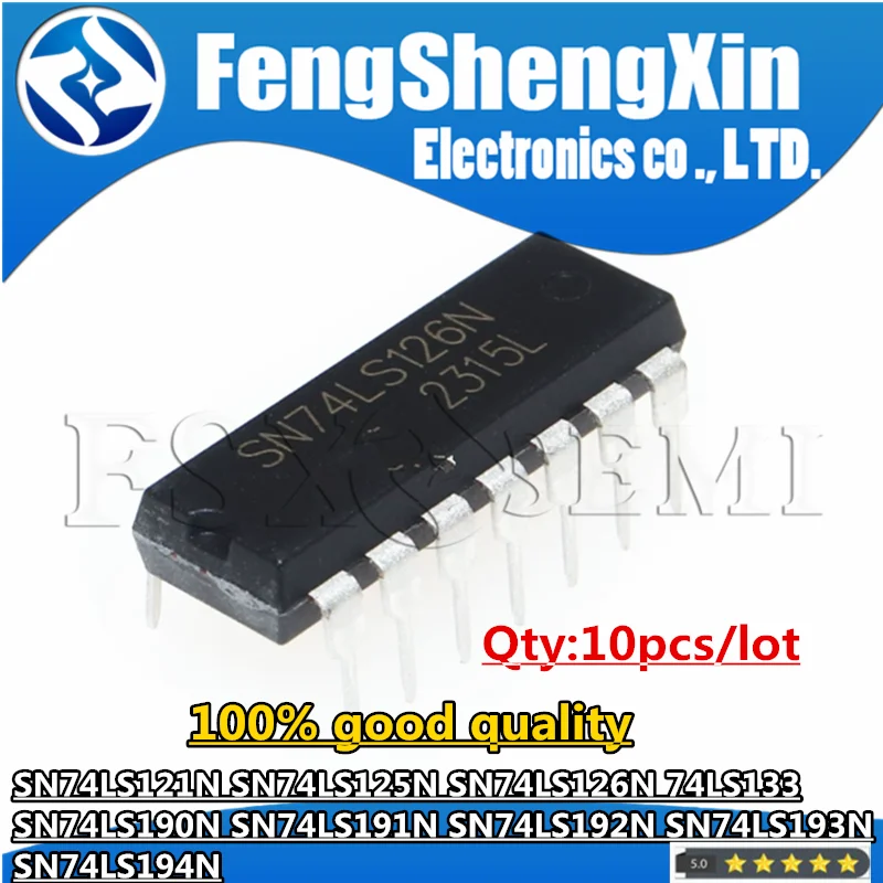 10pcs SN74LS133N 74LS121 74LS126 SN74LS121N SN74LS125N SN74LS126N 74LS133 SN74LS190N SN74LS191N SN74LS192N SN74LS193N SN74LS194N
