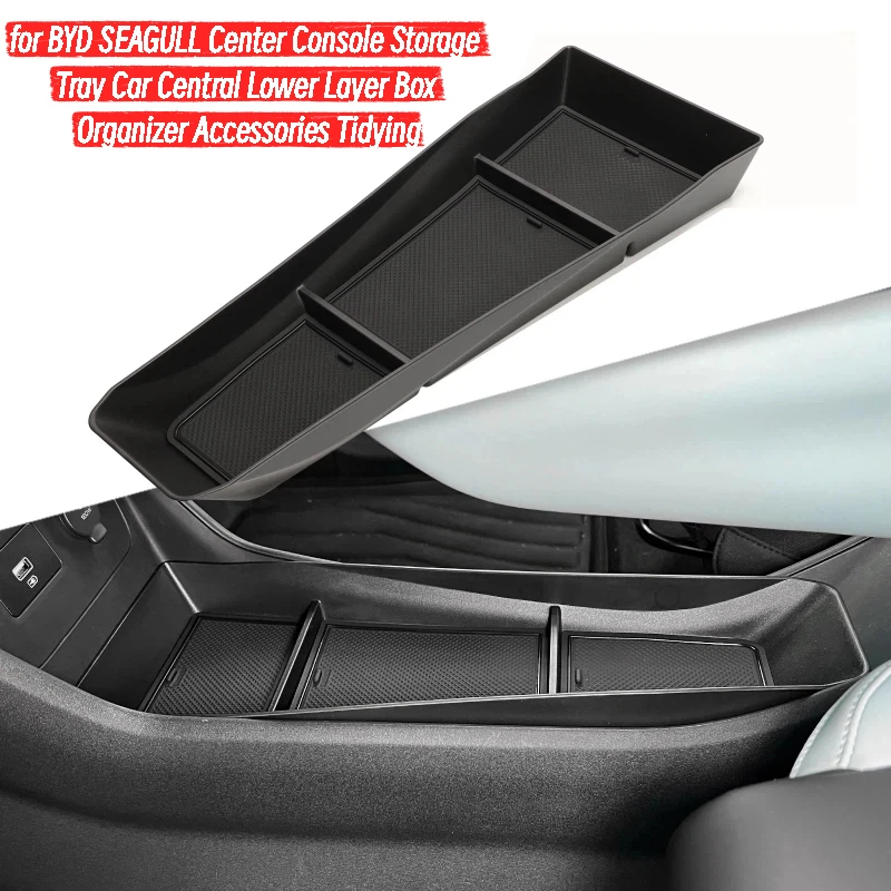 

for BYD SEAGULL Center Console Storage Tray Car Central Lower Layer Box Organizer Accessories Tidying