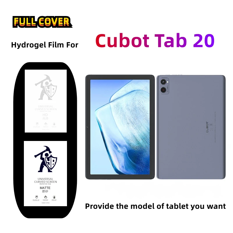 

2pcs Matte Tablets Hydrogel Film For Cubot Tab 20 HD Screen Protector For Cubot Tab 20 10.1 inches Frosted/Clear Full Cover Film