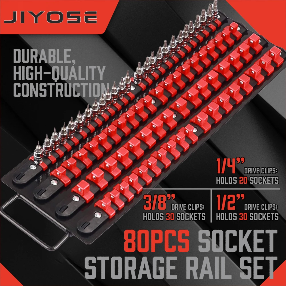 Universal Socket Organizer Chave Titulares Rail Bracket Ferramentas de Reparação Chave de Parede Home Tools Traight 2