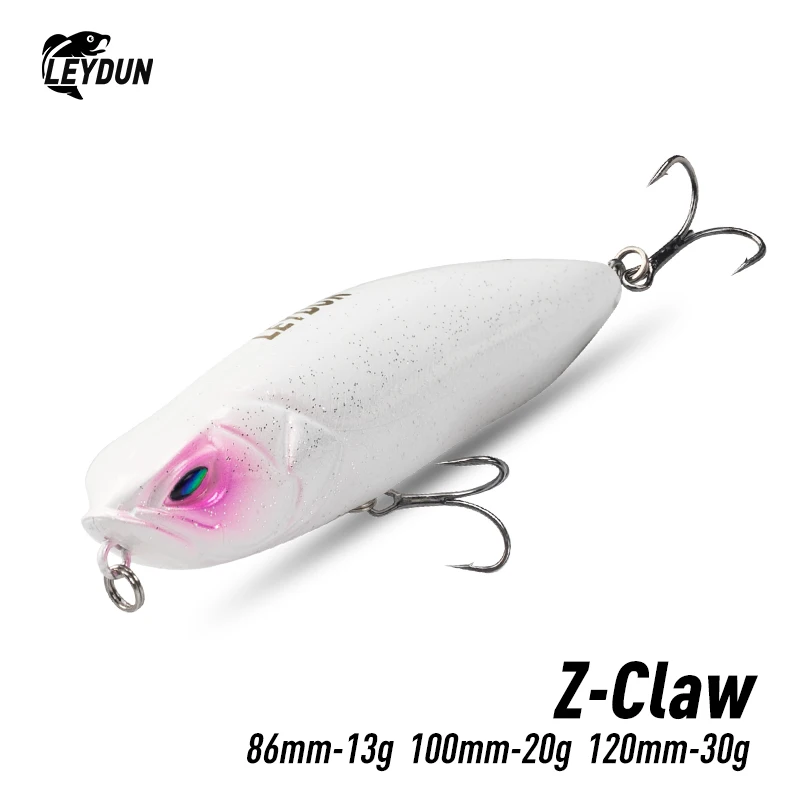 LEYDUN Z-Claw pływające przynęty ołówkowe 86mm 100mm 120mm Topwater twarde przynęty powierzchniowe Stickbait dobra akcja woblery basowe