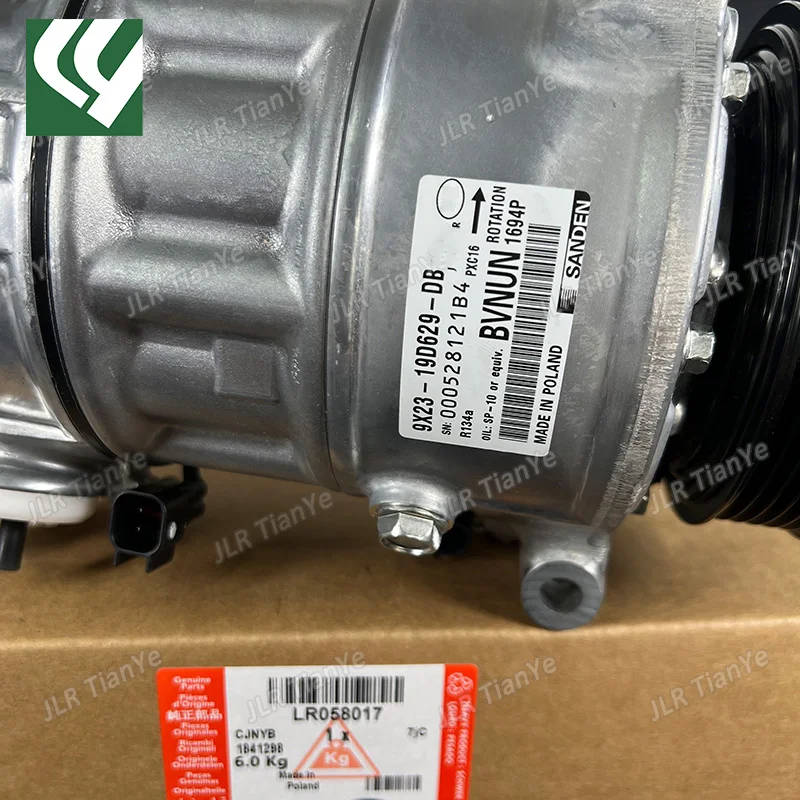 LR058017 LR013934 AC Compressor For Discovery 4 Range Rover Sport Jaguar XF