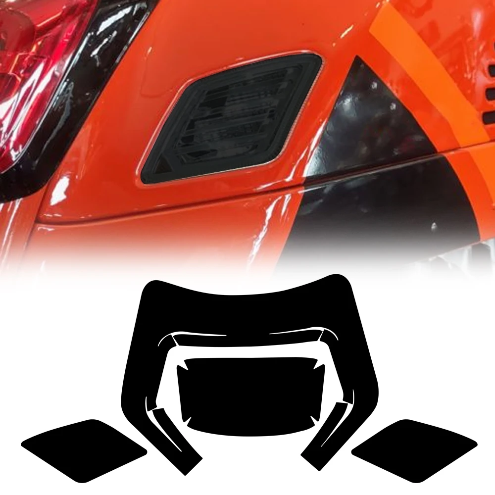 

For Vespa GTS 300 Gts300 gts 300 GTS300 2023 2024 Exterior Headlight Anti-scratch Front and Rear Lamp TPU Protective Film Kit