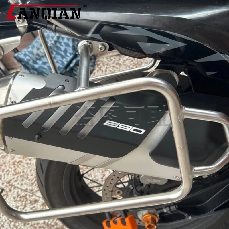

SMT890 Защита выхлопной трубы глушителя для 890 SMT 890 890SMT 2024 2025, противоожоговый амортизатор, теплозащитный экран, аксессуары для двигателя