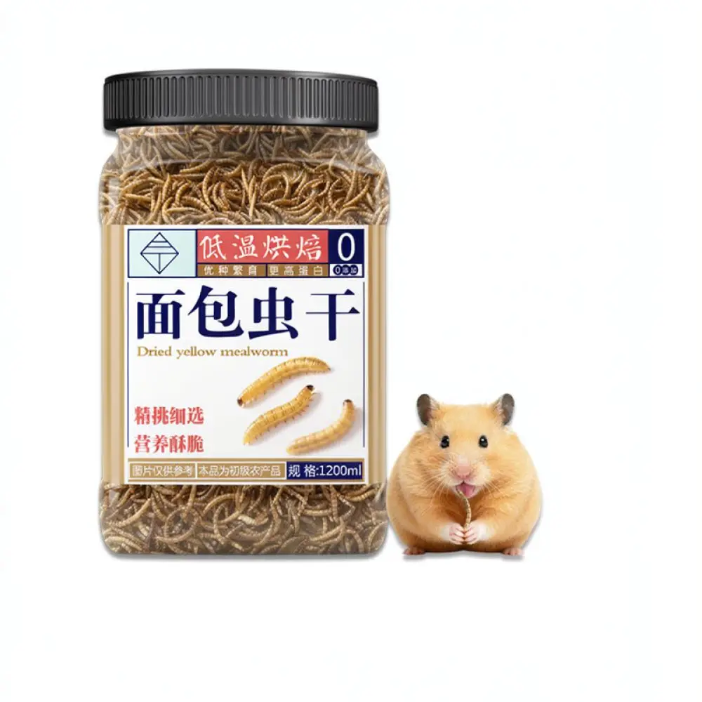 Natural High Protein Dried Insects Feed For Birds Turtles Fish Hamsters Nutritious Pet Supplement Daily Reward Treats Eating