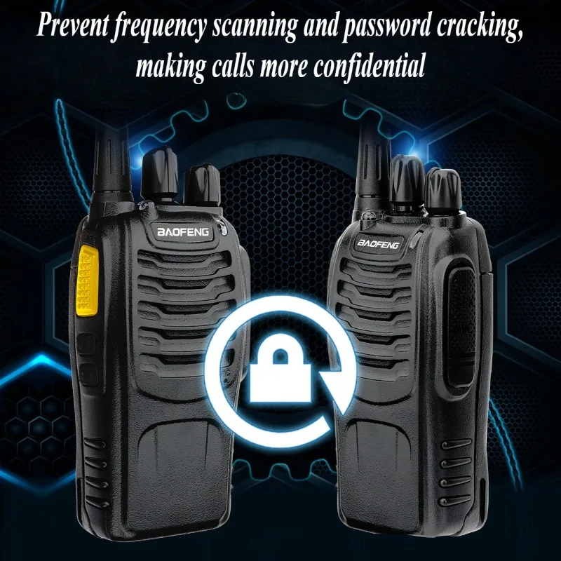 For Baofeng BF-888S Upgraded 888SD UHF Handheld High Performance Long Range TwoWay Radio Portable Walkie Talkie for Business Use