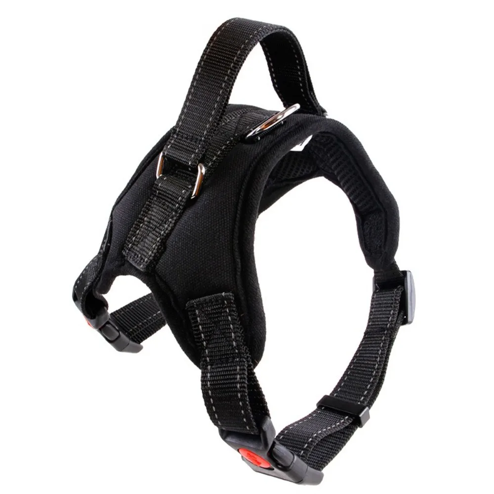 No Pull Dog Harness Breathable Adjustable Pet Chest Strap Soft Nylon Walking Harness For Medium And Large Dogs