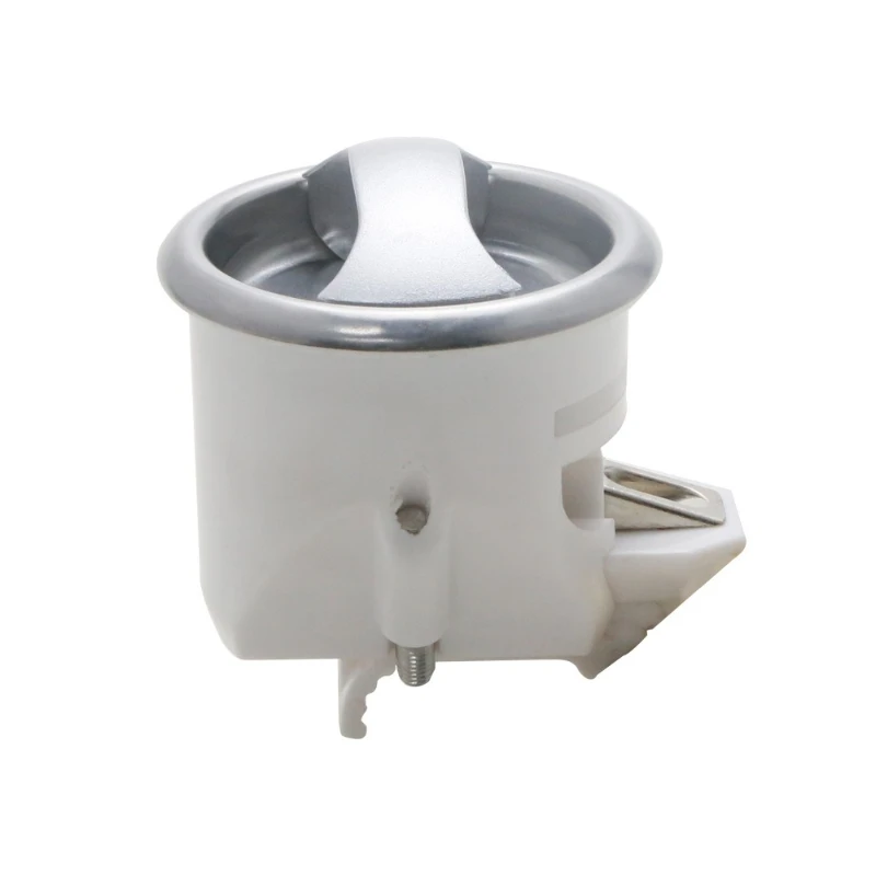 High-quality stainless steel round door lock, keyless rotary push button cabinet lock for RVs and campers.