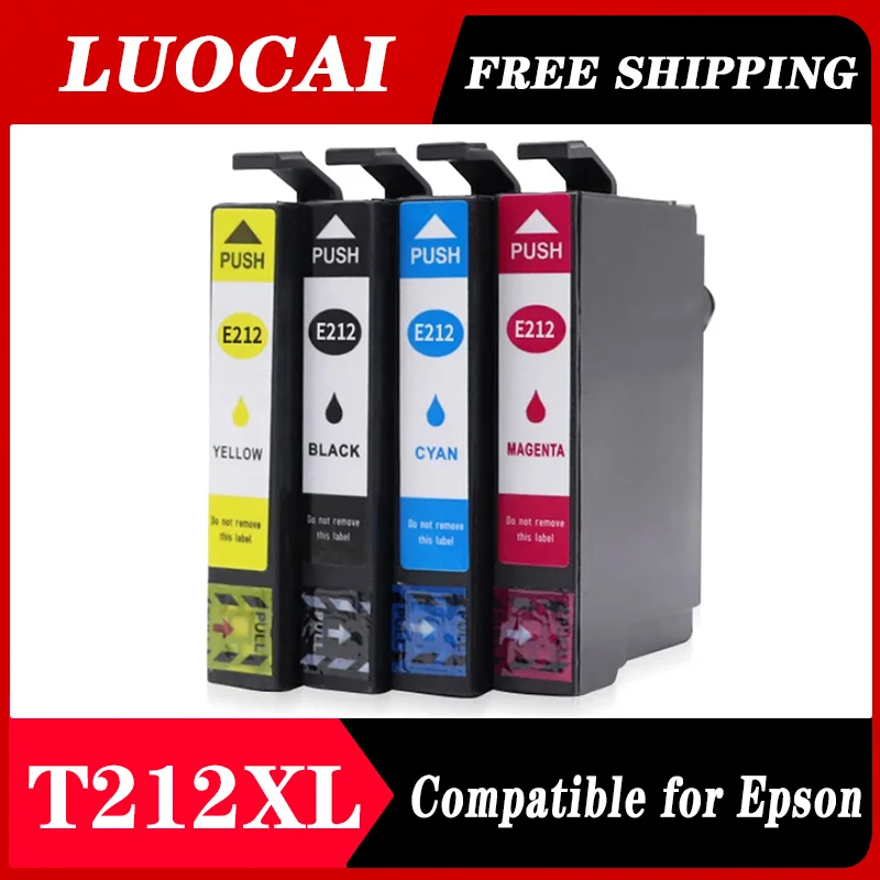 212 T212XL Compatible Ink Cartridge for Epson T212XL T212 XL to Use with Expression XP-4100 XP-4105 Workforce WF-2830 WF-2850