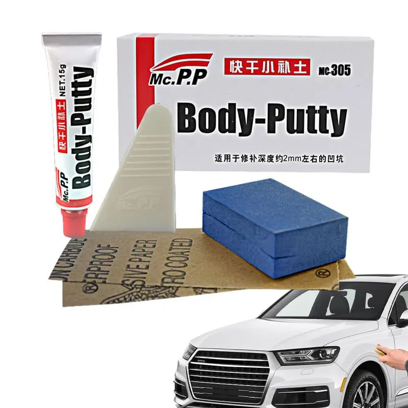 Quick Dry Car Body Putty, Auto Scratch Filler, Pintura Caneta, Universal Scratch e Swirl Repair Tool, Kit de pintura de cuidados