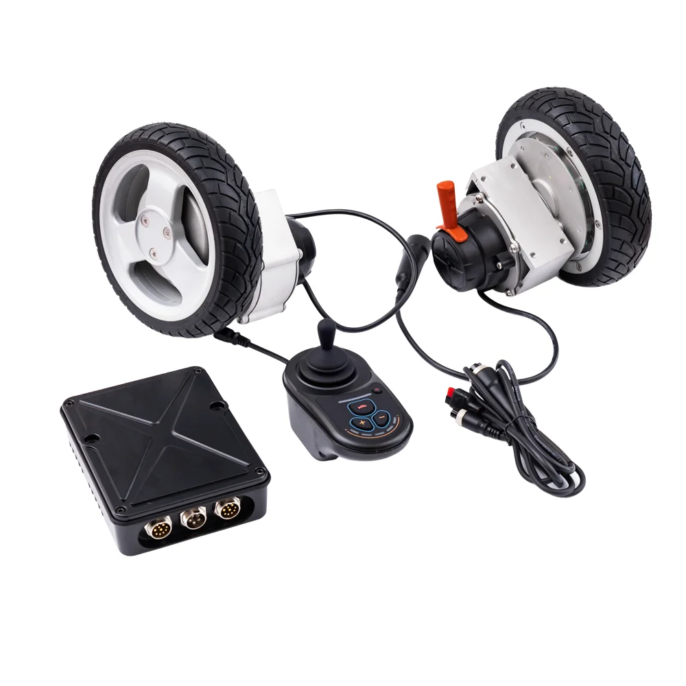 Complete Set 24V 250W Brushless Wheelchair Drive Kit Programmable Controller Motor For Mobility Scooter