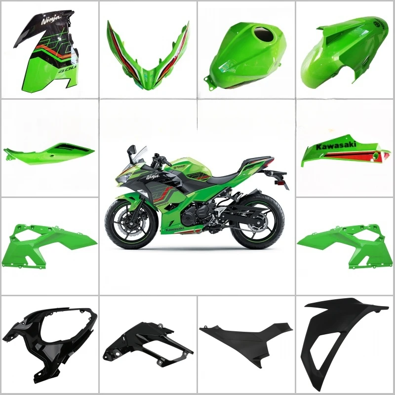 for KAWASAKI Ninja 400 Full Motorcycle Cover 23 Shroud Lower Shield Hood Turn Signal Guard