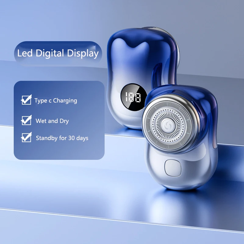 STLF P10S Mini Männer Rasierer Tasche Reise Auto Abnehmbare Waschbare Elektrische Bart Rasierer Rasieren Maschine