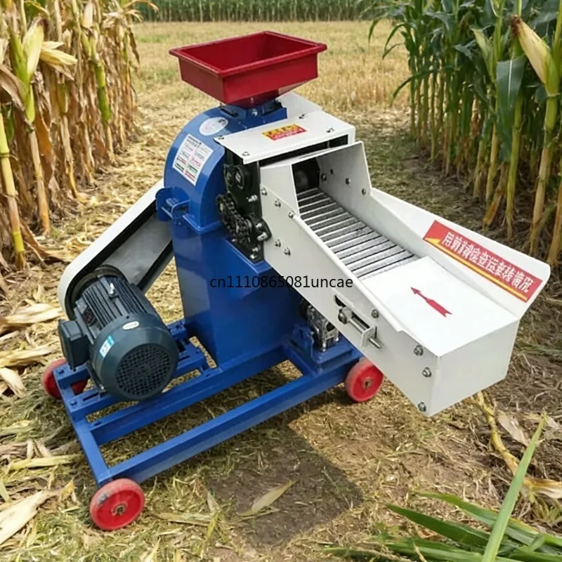 For Ultra‑Fine Forage Beater Grass Shredder Kneading Crusher Wet Dry Dual‑Use Machine for Corn Straw Pennisetum Hydridum Sweet