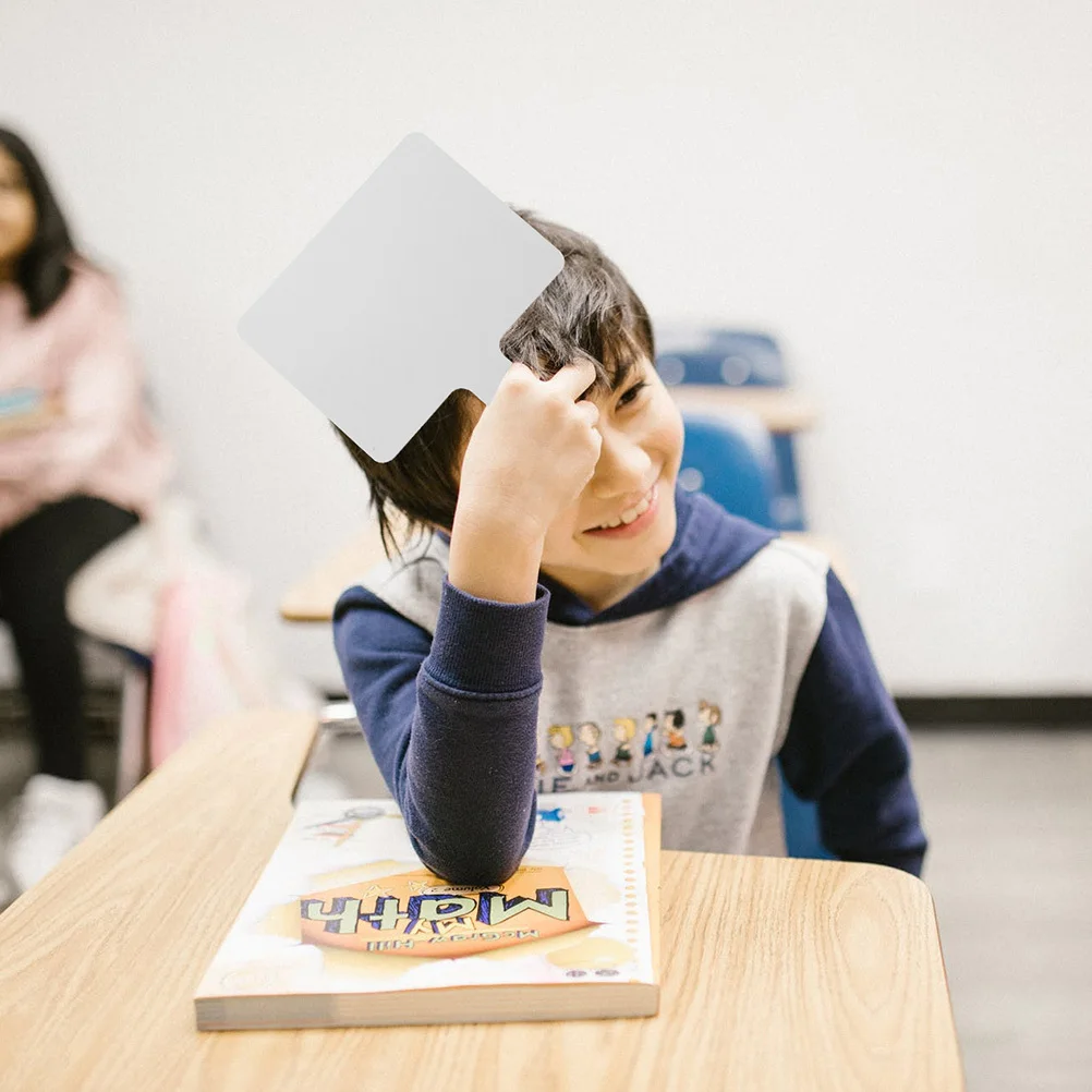 2 قطعة لوحة الإجابة واسعة غير الظلال قابل للغسل الملحقات المدرسية الاستخدام اليومي لوحات بيضاء قابلة لإعادة الاستخدام للفصول الدراسية المنزل المحمولة #3