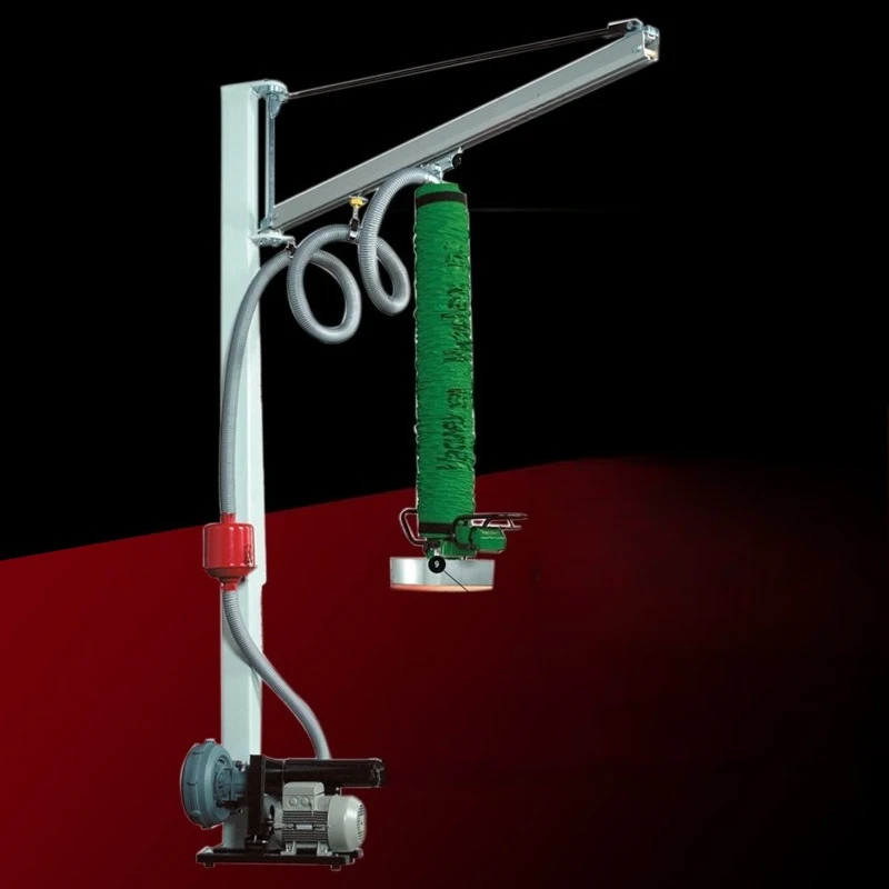 Vacuum trachea carton suction crane installation and feeding machine