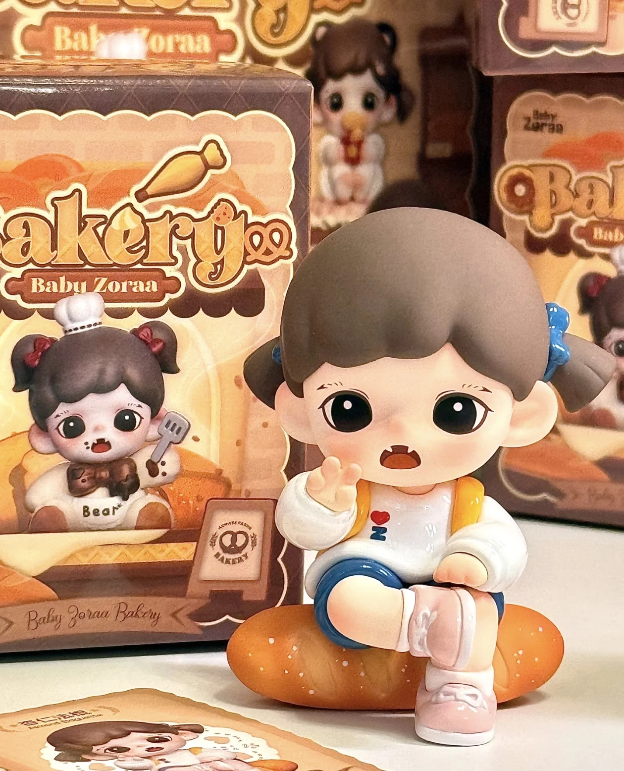 

Genuine BabyZoraa-Mini Blind Box Series Meibao Bakery 2 Generation Blind Box Cute Figurine Desktop Ornaments Girl Birthday Gift