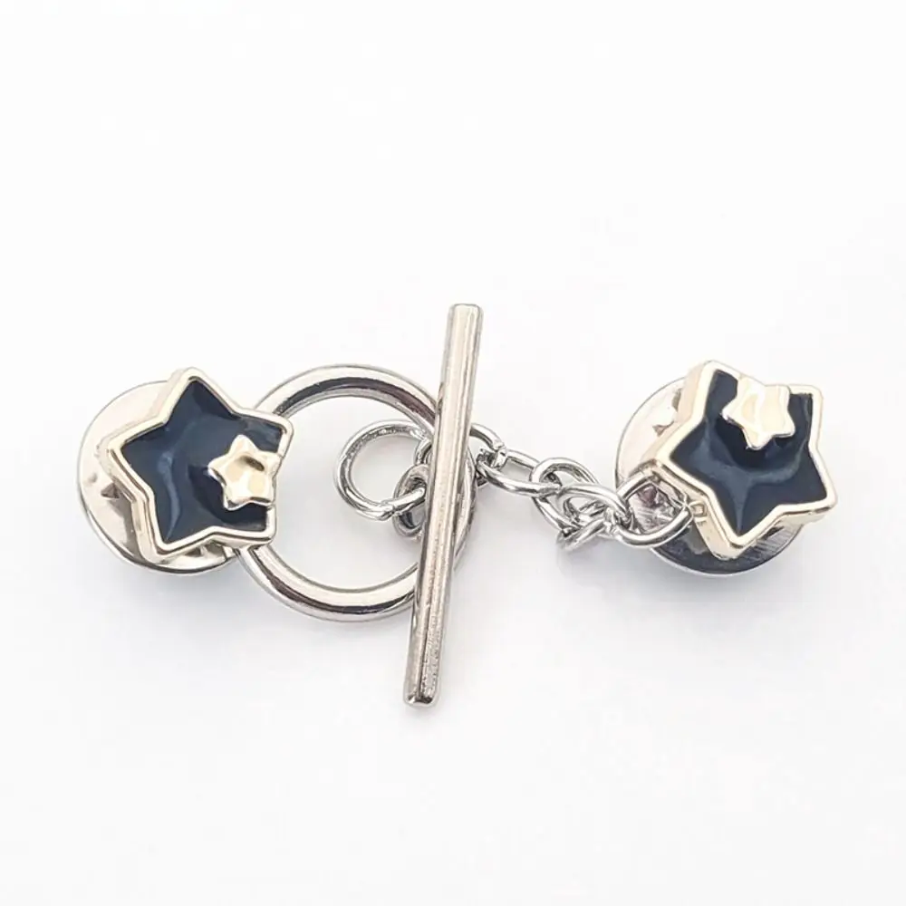 Crown Nail-Free Cardigan OT Buckle Detachable Triangle Flower Anti-light Brooch Rabbit Button Tightener