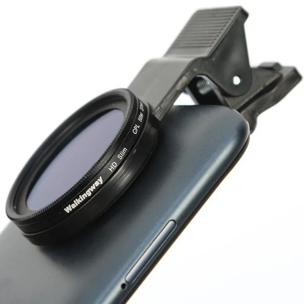 37mm 52mm ND2-400 Phone Lens Filter for Smartphone Nd Variable Filter with Clip ND Filter for Mobile CPL MCUV/Star/Soft Focus