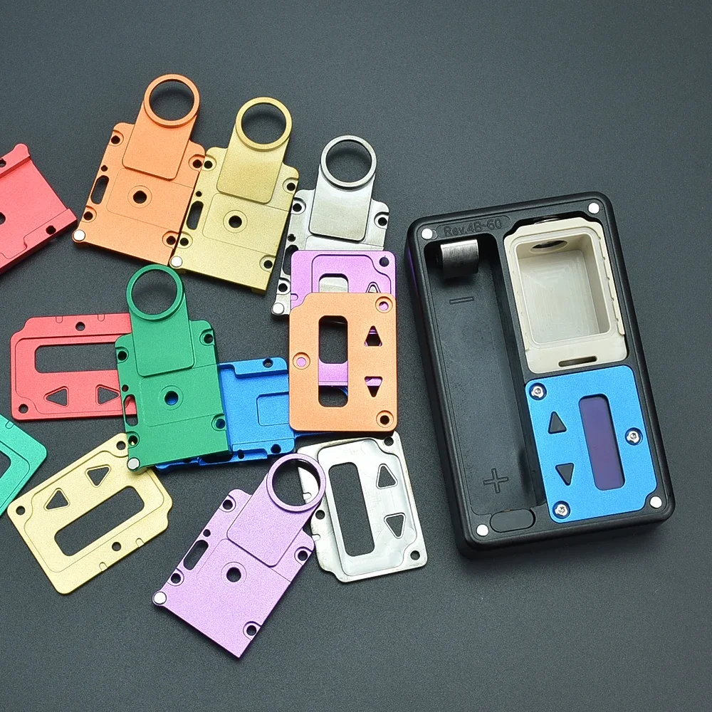 sxk BB 60W / 70W Box Mod Kit Screen Plate Button Plate Set Aluminum Alloy for SXK BB / Billet Vape Box Mod Kit