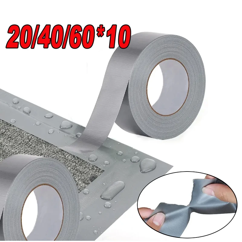 

Silver Single Side Cloth Tape High Sticky Windproof No Trace Decorative Waterproof Decoration Floor Protective Membrane