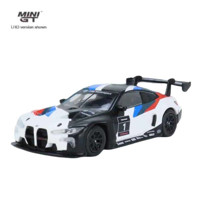 

1:64 новая модель из сплава для презентации BMW M4 GT3, детская коллекция декоративных игрушек, праздничные подарки для детей.