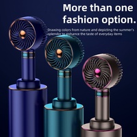 Hand Fan 2024 New Handheld Mini Fan USB 5000mAh Rechargeable Mini Portable Small Pocket Fan Data Display