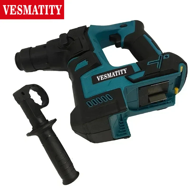 Vesmatity Brushless Hammer Drill 18V Cordless Wireless Electric Drill for Makita Battery High Performance Pro Storage System