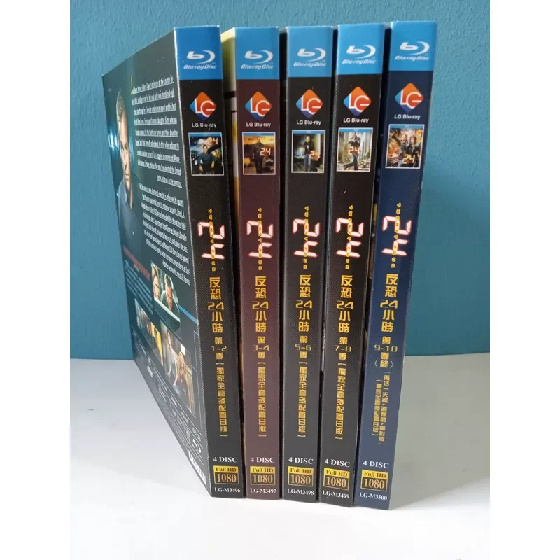 Anti-terrorism 24 Hours Seasons 1 to 10 Blu-ray Disc Unopened Box English Original Chinese Subtitles