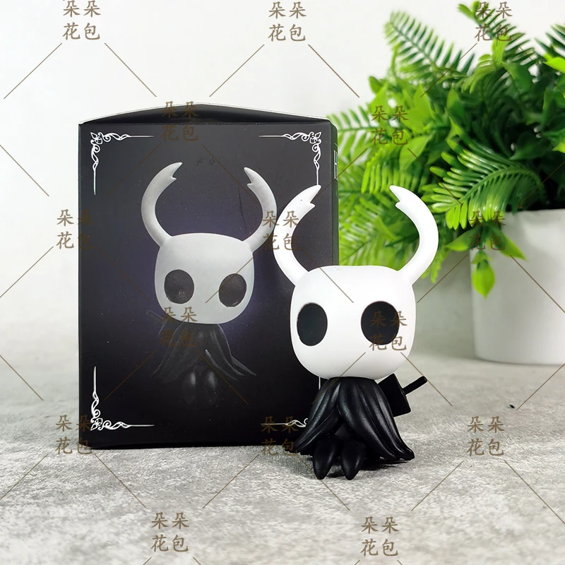 In Voorraad Mini Hollow Knight Zitpositie Kleine Ridder Anime Figuur Pvc Collectie Standbeeld Model Ornament Speelgoed Kerstcadeau