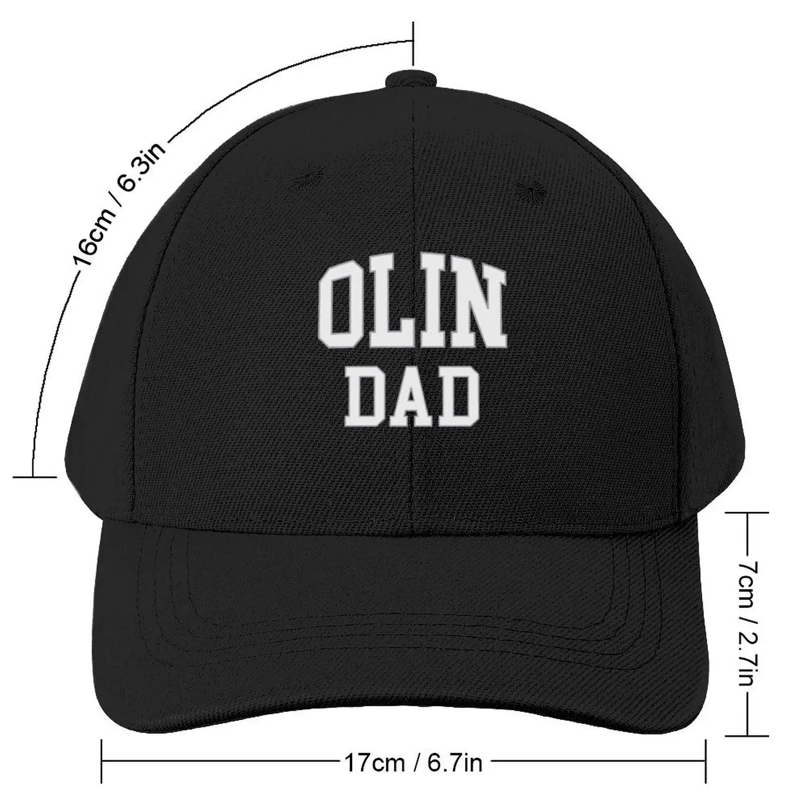 olin faculdade pai presente boné de beisebol chapéu duro | -F- |   Snap Back Hat Golf Wear Masculino Feminino