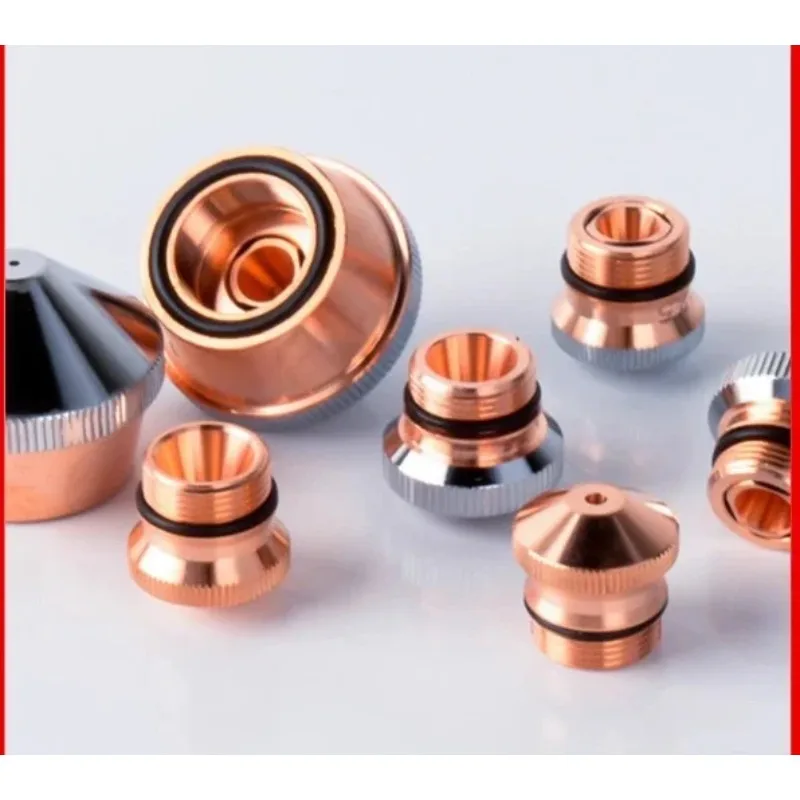 New D17 Cutting Nozzles for Fiber Cutting Machine with Single and Double Layer Composite Copper Nozzles 1PCS