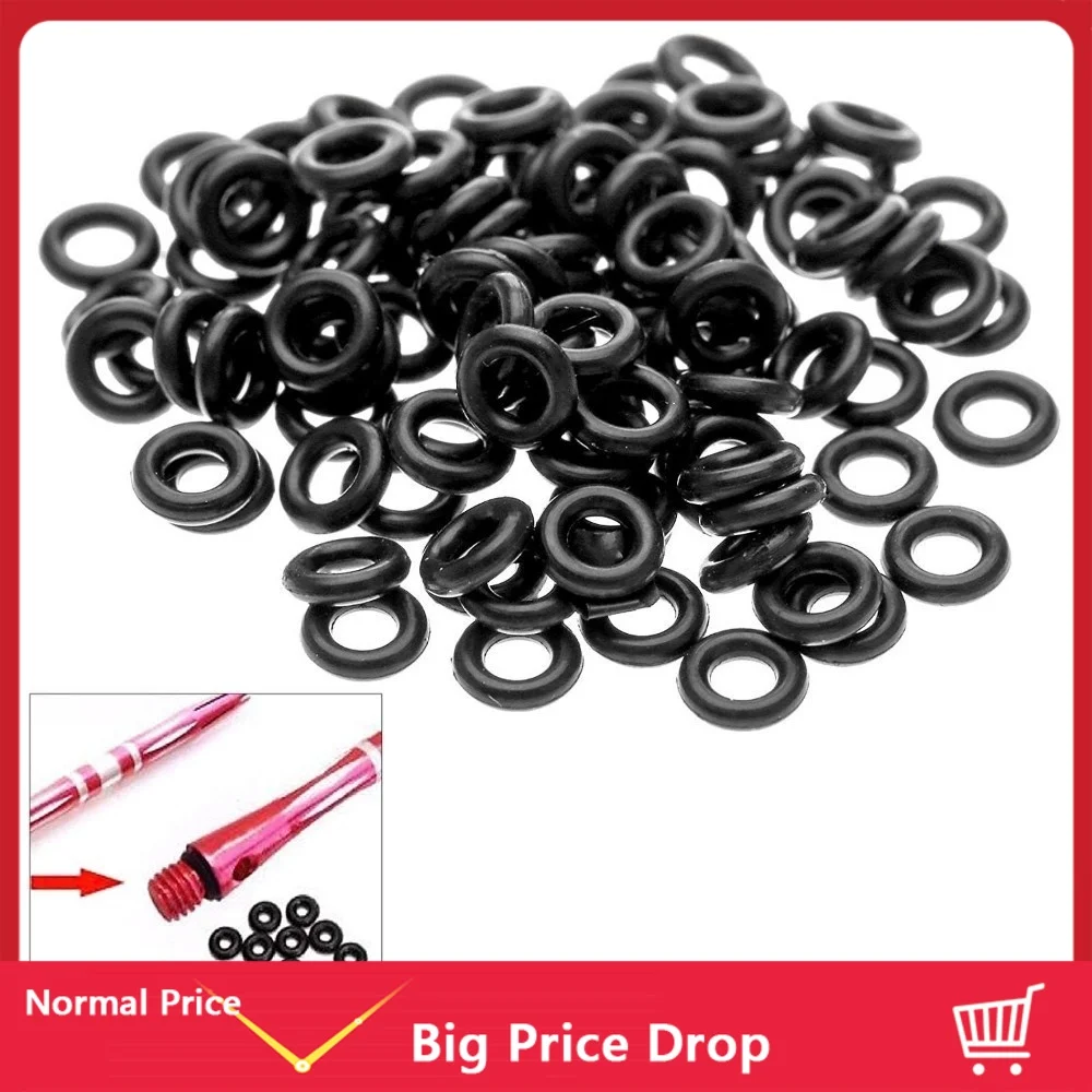 30 Buah Dart Rubber O Ring untuk Shaft Installer Tool Dart Accessories Black