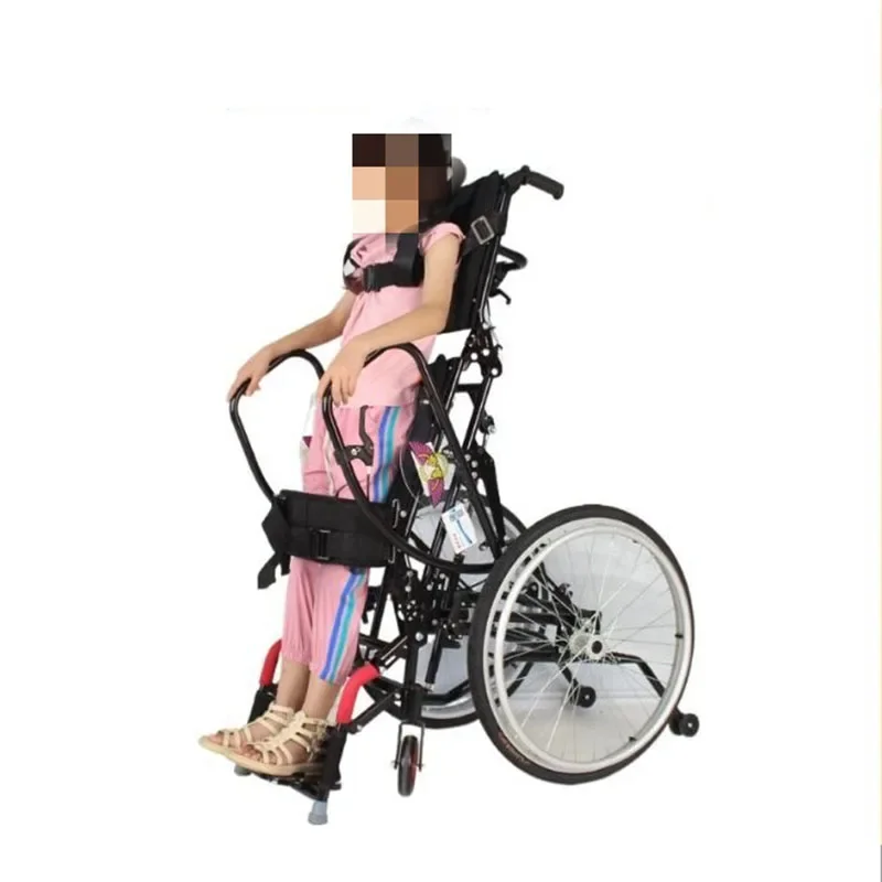 Elderly Disabled Manual Standing Wheelchair Motorized Lift Up Wheelchair Smart Standing Walker & Rollator For Handicap