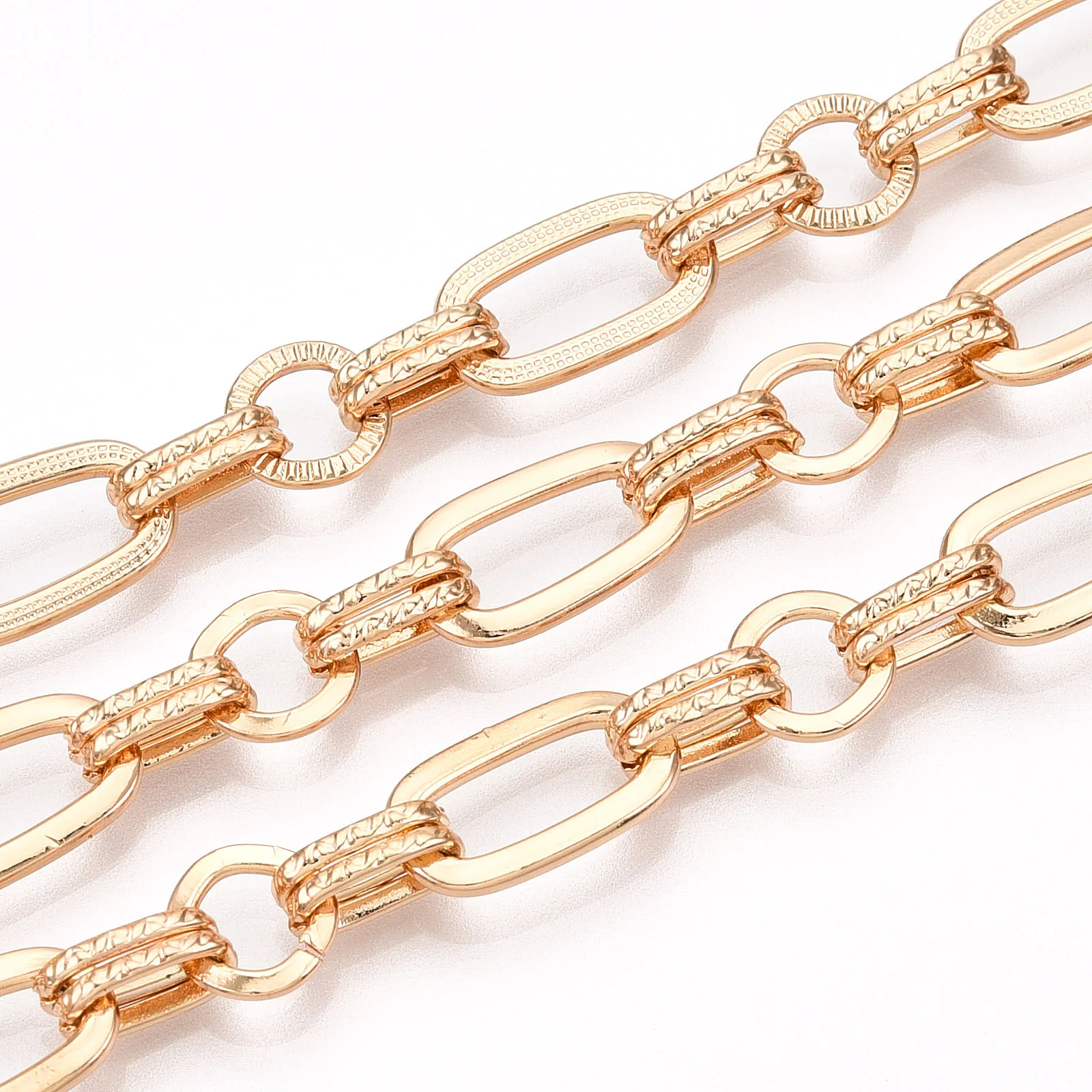 

10m/roll Iron Oval Link Chains Unwelded with Spool for Making DIY Jewelry Necklace Bracelet Crafts Accessories