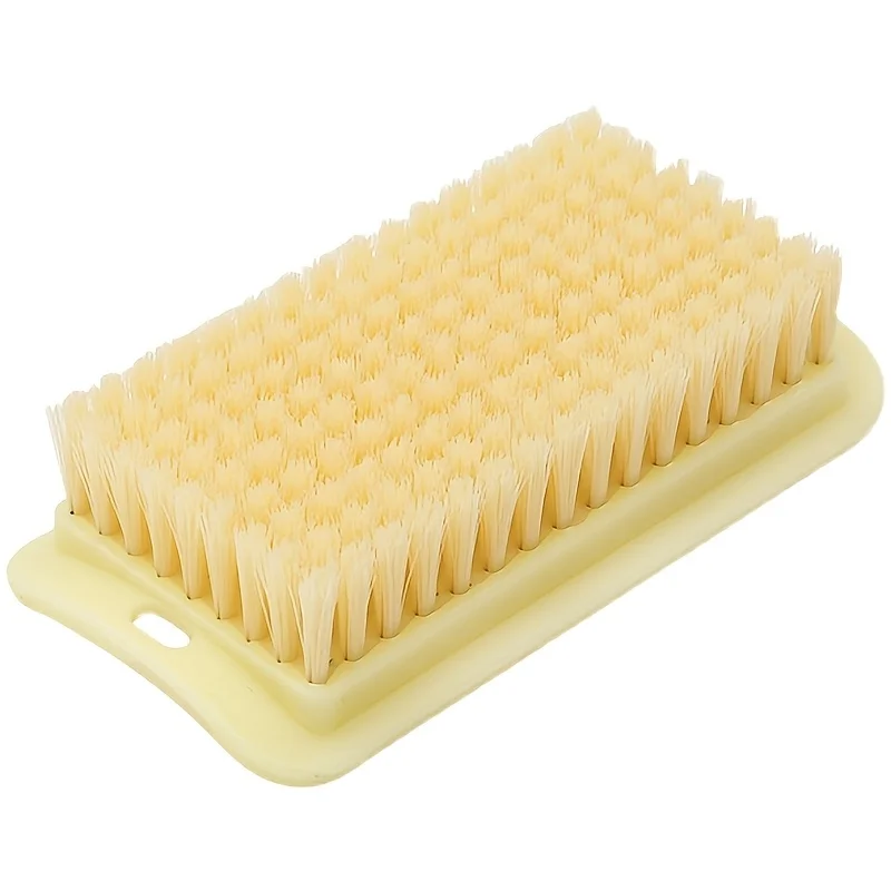 Brosse à linge avec poignée antidérapante, multi-usages pour nettoyer les vêtements, les chaussures et les taches tenaces, 1/2 pièces
