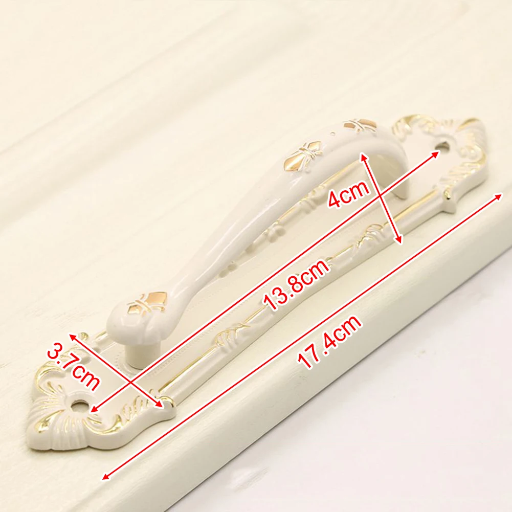 

Декоративная дверная ручка, античная медная ручка, обустройство дома, элегантный дизайн, долговечный материал из сплава для мебели