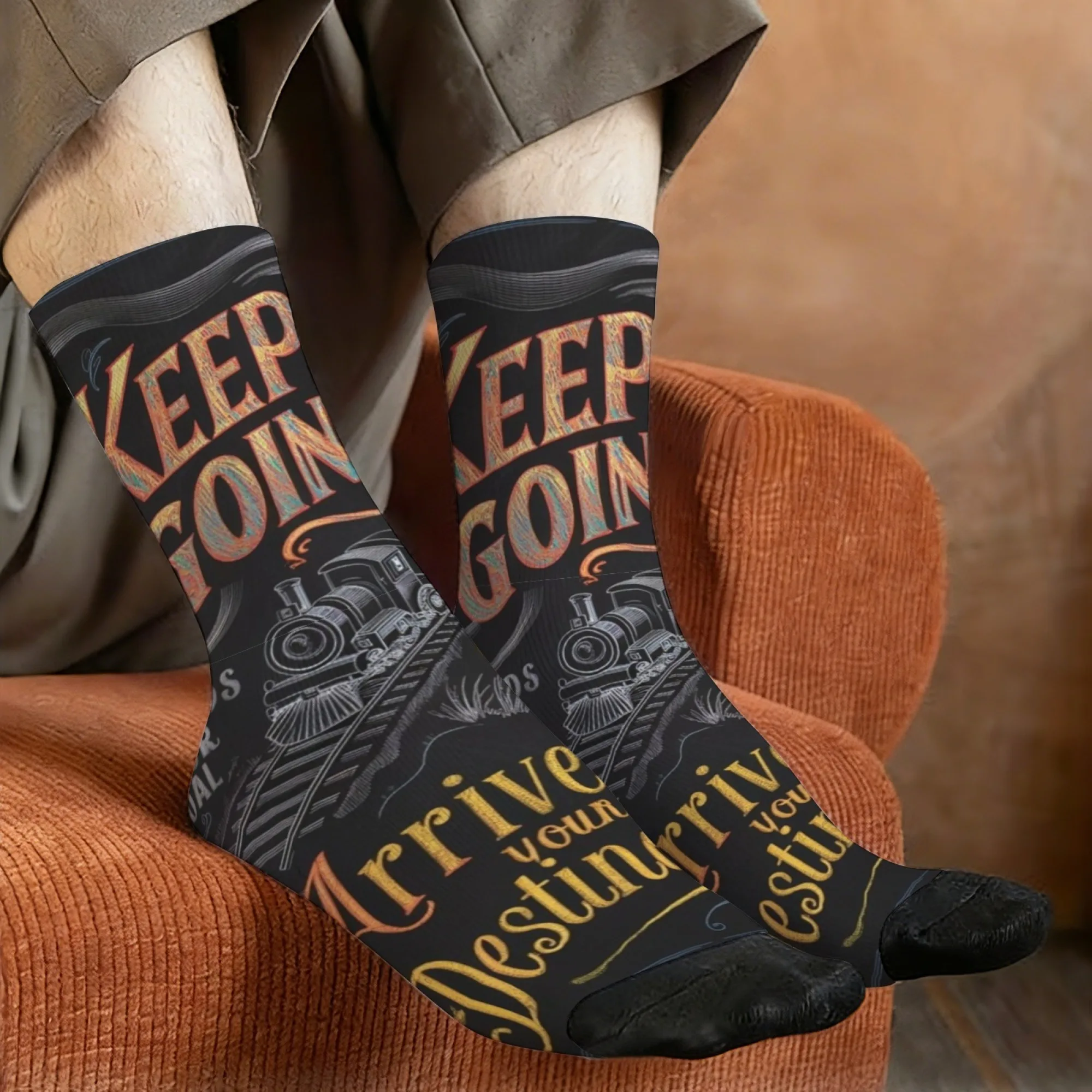 

Носки в стиле Харадзюку: ретро, вдохновляющие, с ручной росписью, уличная мода, удобные, нескользящие, для вечеринок, праздников, веселый подарок