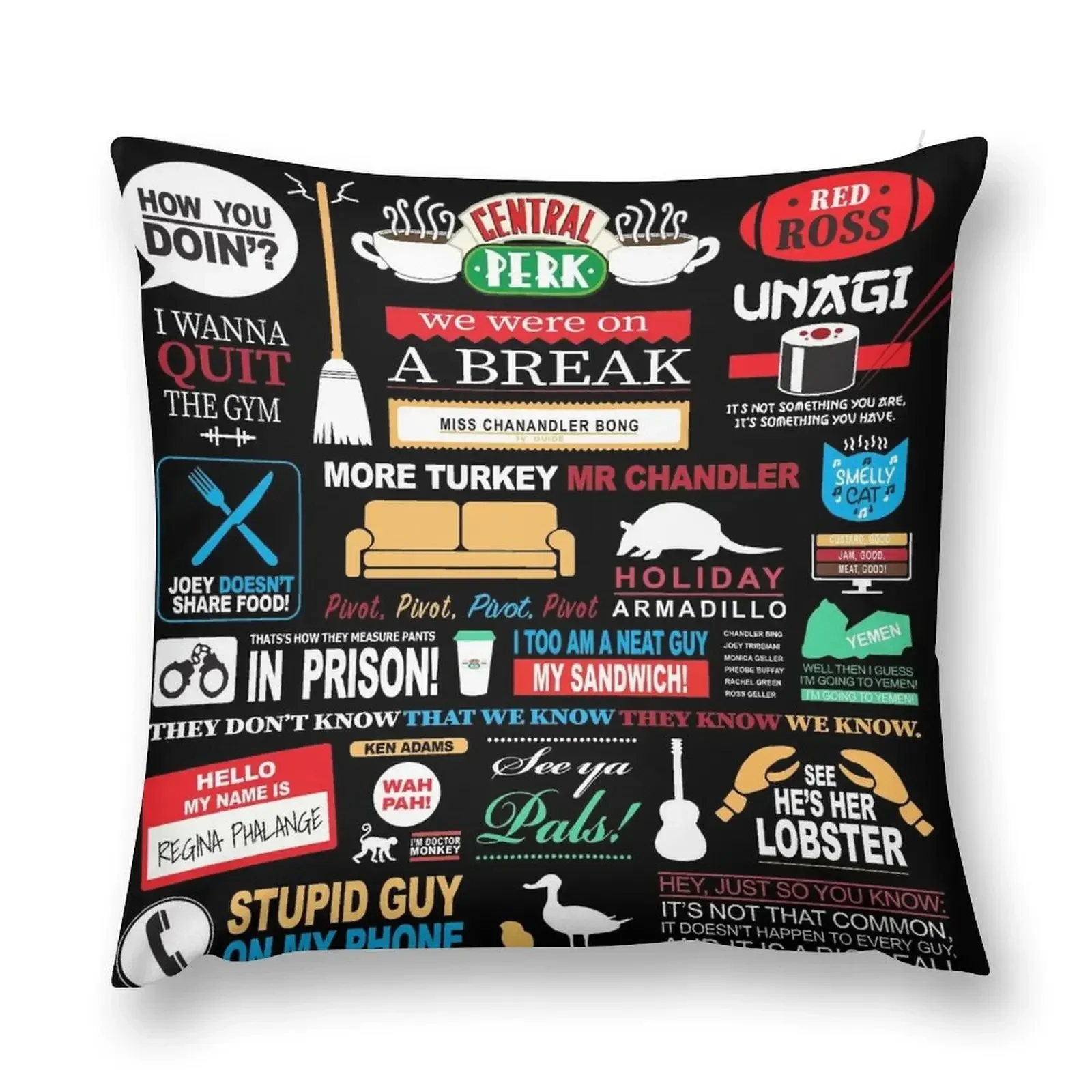 

Friends quotes Throw Pillow Cushions For Sofa Decorative Cushions For Living Room Cushion Cover For Sofa pillow