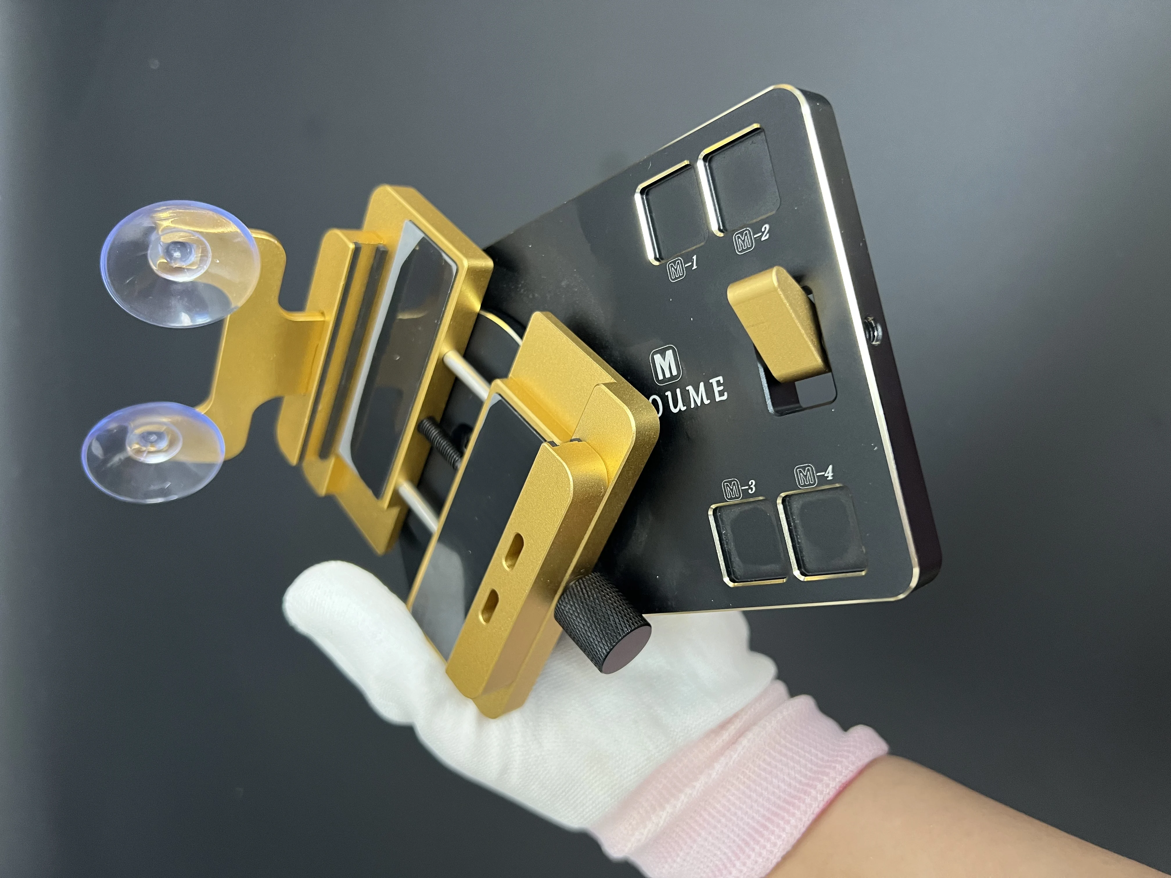 YAKE YOUME Rotating Screen Side Hanger for Mobile Phone Screen Repair, Back Cover Sensor, LCD with Screw Groove