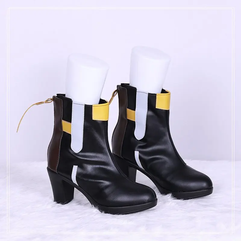 Star Rail Trailblazer Vrouwen Cosplay Schoenen Caelus Comic PU Lederen Laarzen voor Halloween Carnaval Party Kerst Aangepast