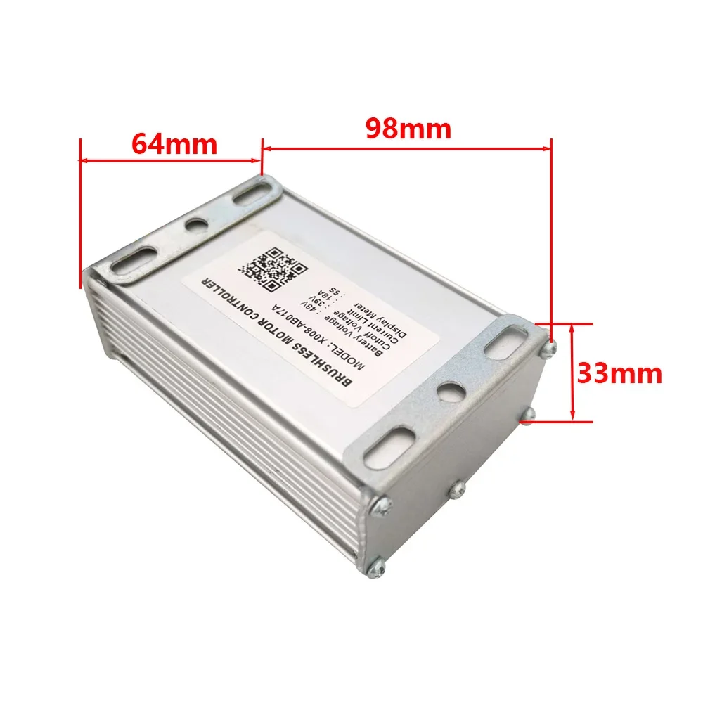 

Nulkomma E-bike Brushless Motor Controller X008-AB017A 48V 18A for 5S Protocol Electric Scooters MTB Accessories Speed