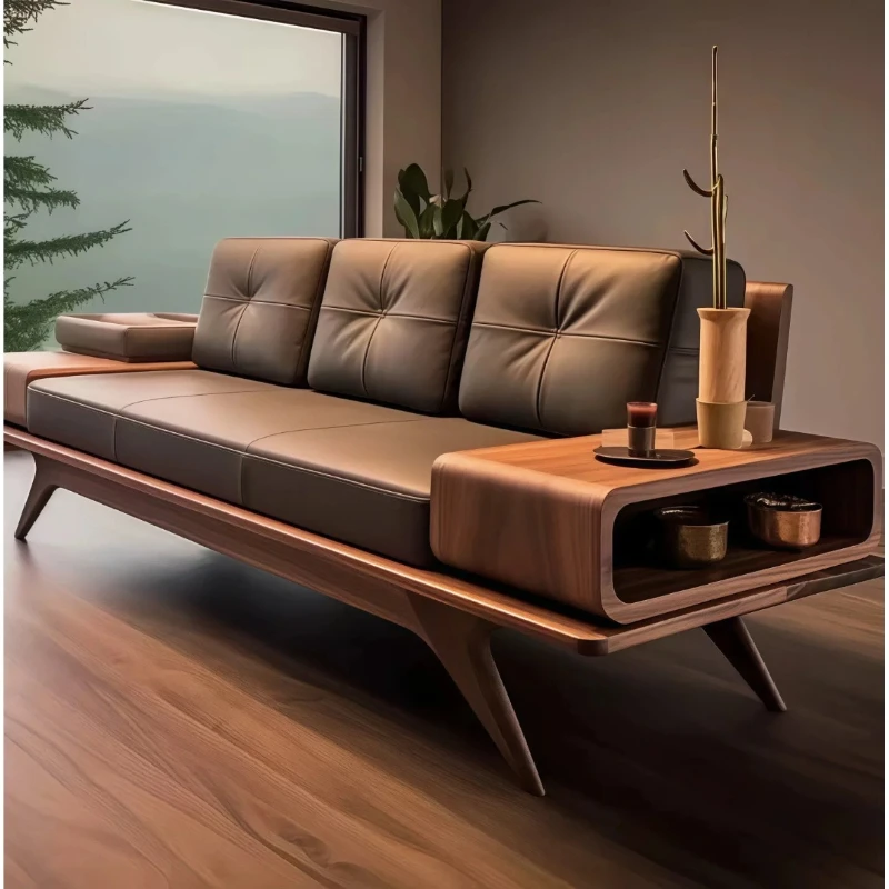 

Sofa Modern simple living room straight three-person sofa