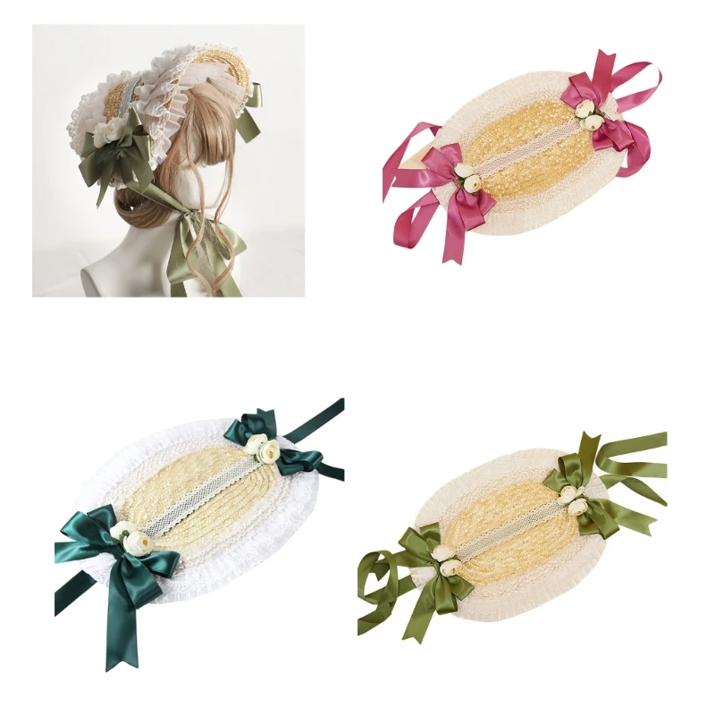 

Children Girl Straw Hat Hangbag Multipurpose Decoration Supplies for Wedding Birthday Party Decor