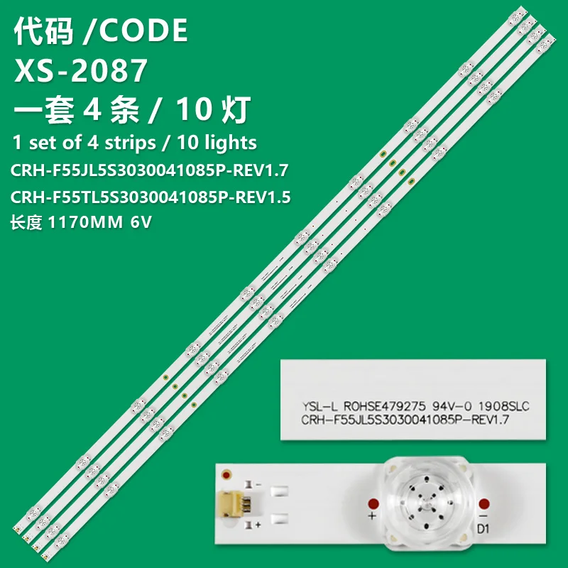 Applicable aux CRH-F55JL4S35350613A676-REV1.0B de bande lumineuse de Samsung UA55MUF30ZJXXZ