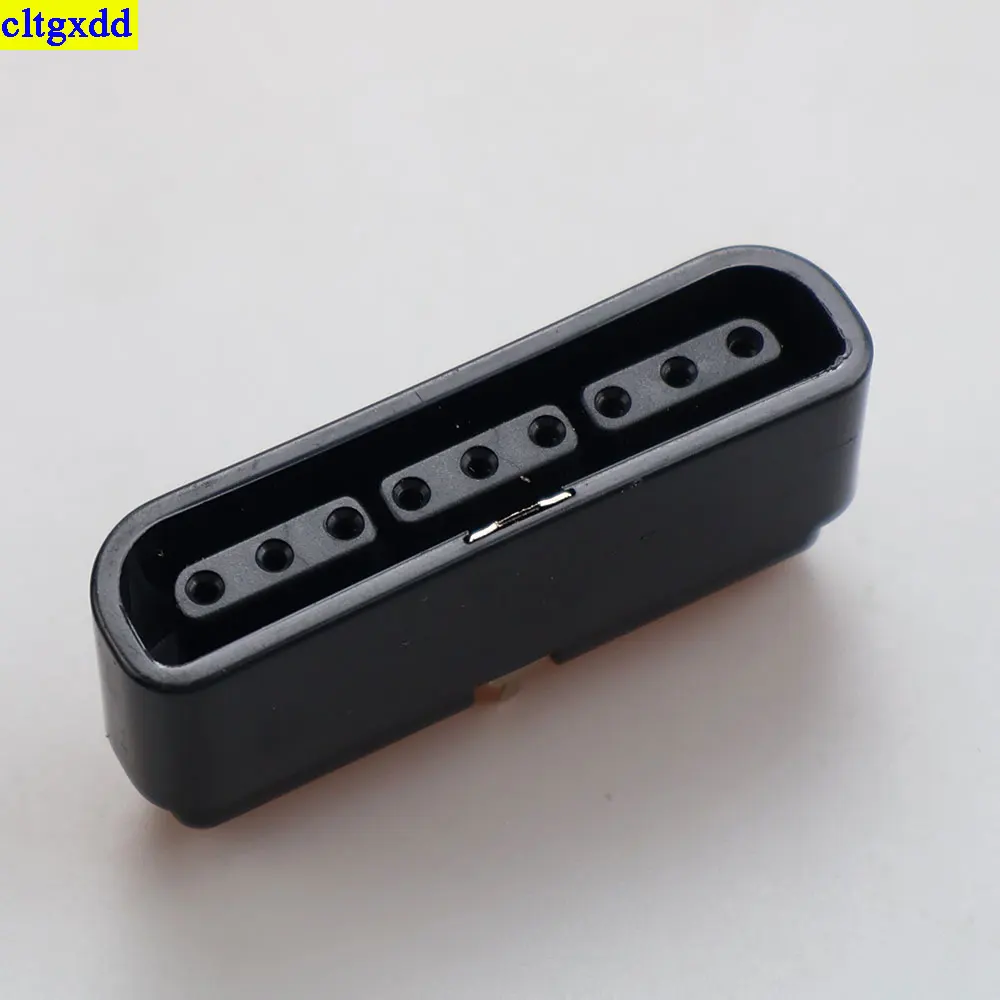 cltgxdd 1 pezzo 90 gradi 180 gradi 9 pin split connettore femmina slot per presa controller di gioco adatto per adattatore host PS2
